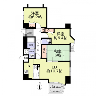 アドリーム白川台の間取図