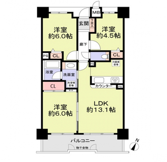 マルベリー原の間取図