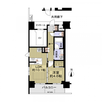 プレサンスロジェ丸の内ＣＥＮＴＲＡＬ　ＣＡＳＡの間取図