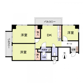 トーカンマンション川口第二の間取図