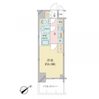 プレサンスハーバーランドアンド・シーの間取図