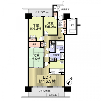 パークシティ上小田井の間取図