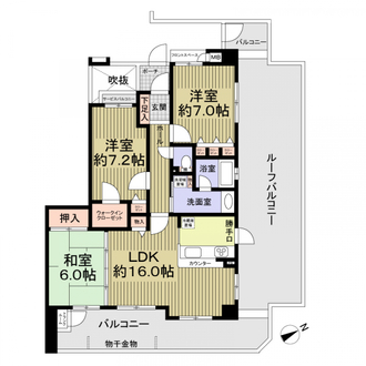 リベール神戸星陵台の間取図