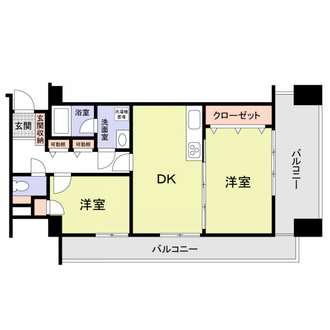 ハイリ―ハイツ並木の間取図