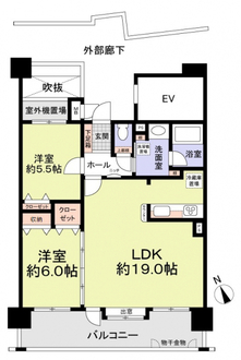 アプローズ那珂の間取図