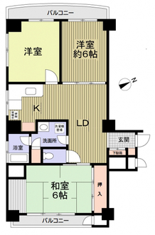 吉祥寺エコーハイツの間取図