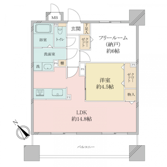 グローバル御幣島駅前の間取図