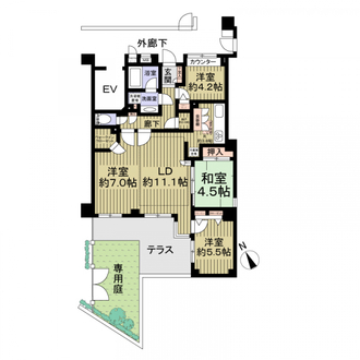 アーデル大泉学園西の間取図