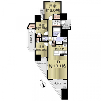 パークナード八事の間取図