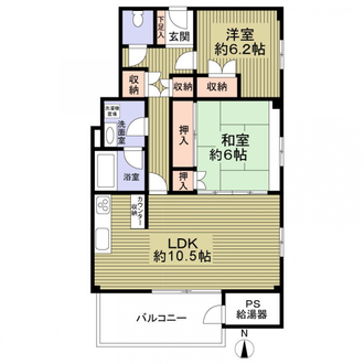 ベルシャトー瑞穂の間取図