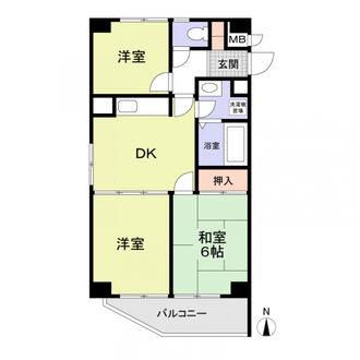 ワコーレ五反野ＩＩの間取図