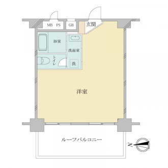 コープ野村梅田Ａ棟の間取図