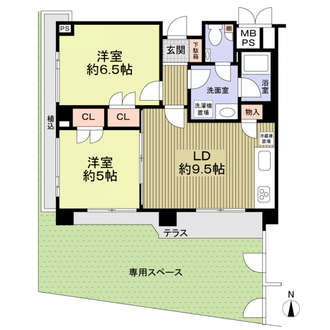 サンピア哲学堂公園の間取図