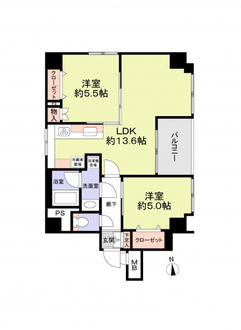 ロイヤル内本町の間取図