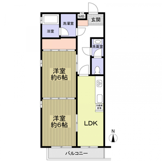 グレイス志賀本通二号館の間取図