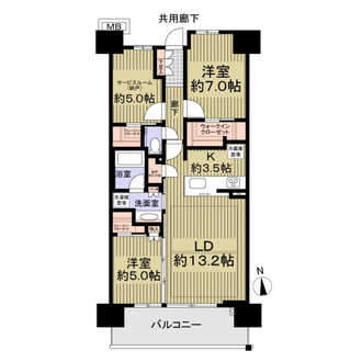 シティタワー葵の間取図
