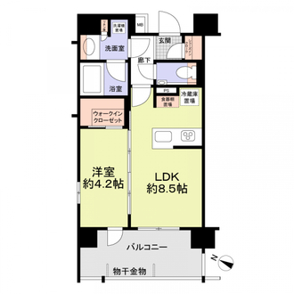 プレシス北浦和ディアラの間取図