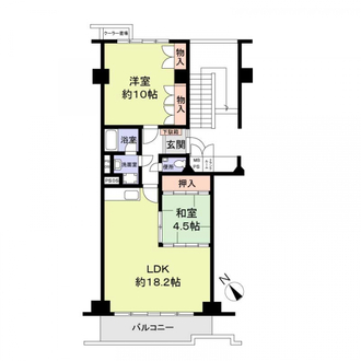 シーアイハイツ南千里Ｃ棟の間取図