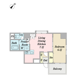 メゾン陣屋行徳の間取図