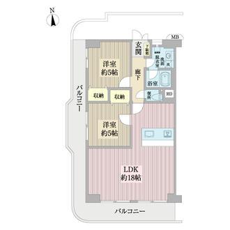 小島第３スカイハイツの間取図