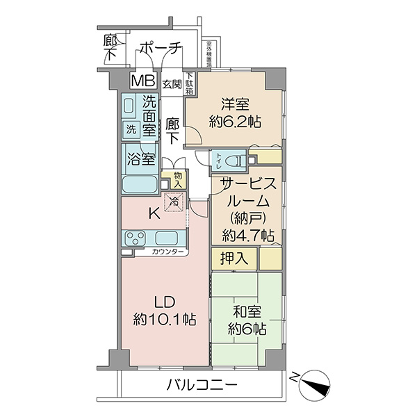 グレイス習志野台の間取図