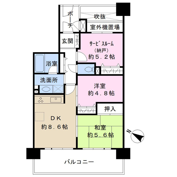 レクセルマンション本千葉の間取図