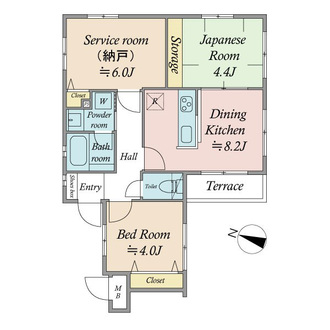 メルシー武蔵小山の間取図