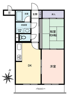 クリオ高砂壱番館の間取図