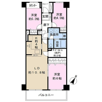 ハイツ千葉市神明町の間取図