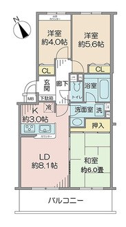 レクセル市川の間取図