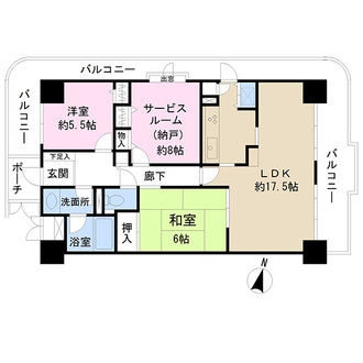 ライオンズプラザ大宮の間取図