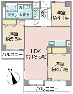 コスモ蘇我の間取図