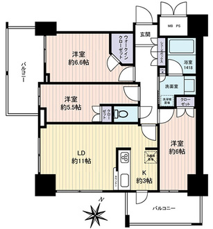 ＴＨＥＯＭＩＹＡＴＯＷＥＲＳの間取図