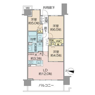 パークホームズ稲毛小仲台の間取図