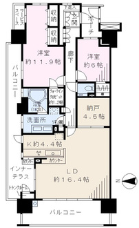 東京フロンティアシティアーバンフォート　ウエストブロックの間取図