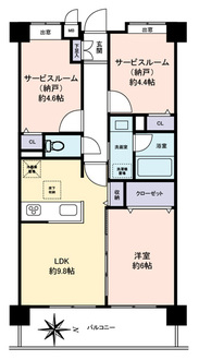 レーベンハイム光が丘の間取図