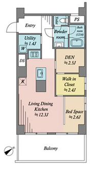 ニュー青葉台マンションの間取図