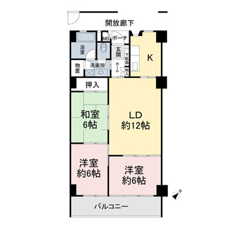 北小金ハイツの間取図