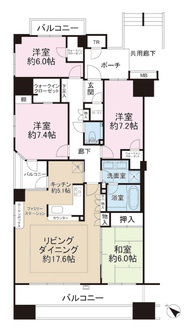 ガーデンアソシエの間取図