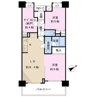 ナイスアーバン本八幡の間取図