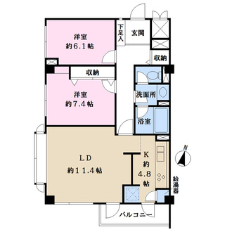 松涛ロイアルハイツの間取図