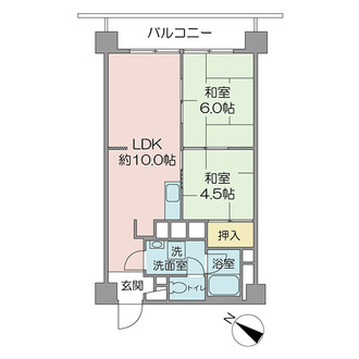 マンションニュー行徳第二の間取図