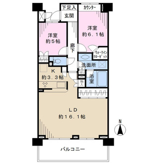 アルス習志野大久保の間取図