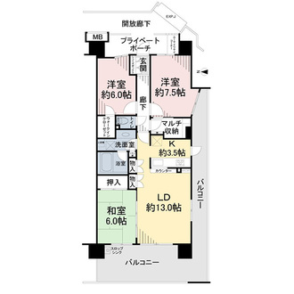 ソフィア松戸の間取図