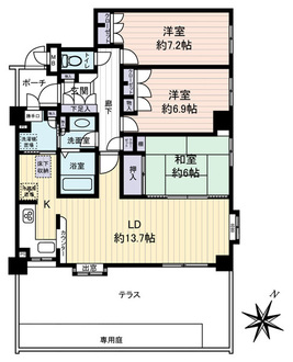 オーベル大宮桜木町の間取図