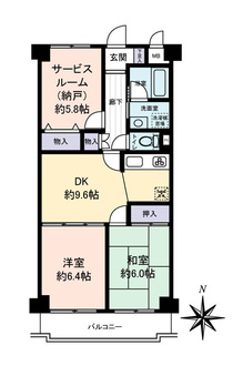 エンゼルハイム桜台の間取図