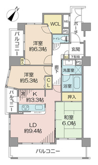 レクセルマンション南行徳の間取図