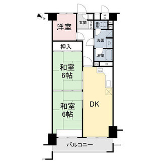 ダイヤリッジ常盤平の間取図