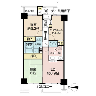 グリーンシティＯＳＡＫＡの間取図