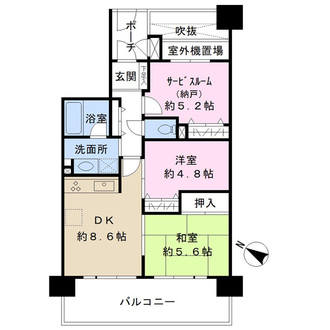 レクセルマンション本千葉の間取図